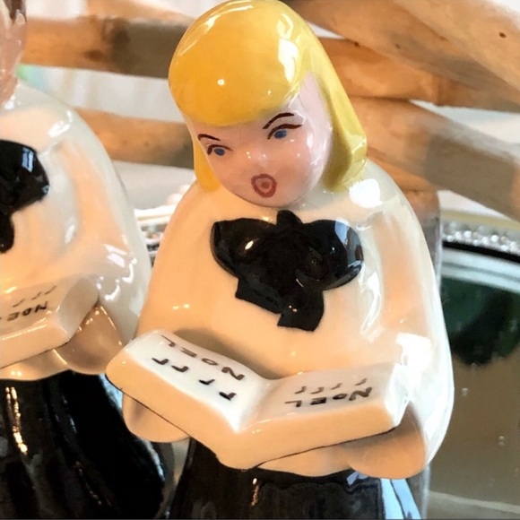 Vintage Hand Made Christmas Choir Boy & Girl - Picture 3 of 7